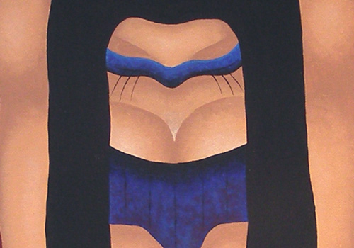 woman's face