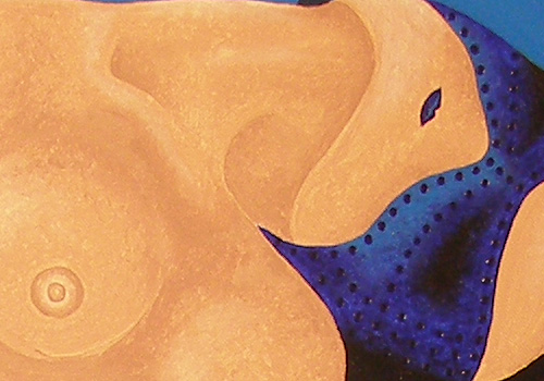 woman with mask